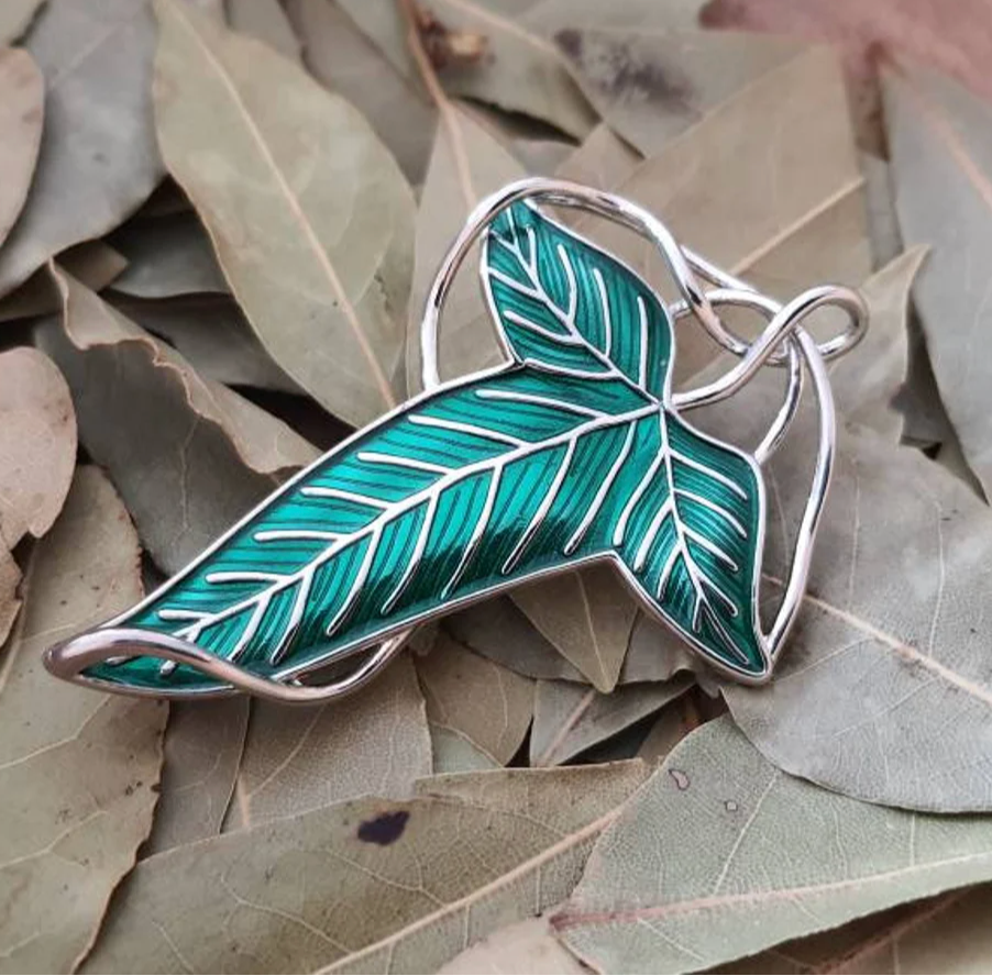 Lord of the rings leaf best sale brooch