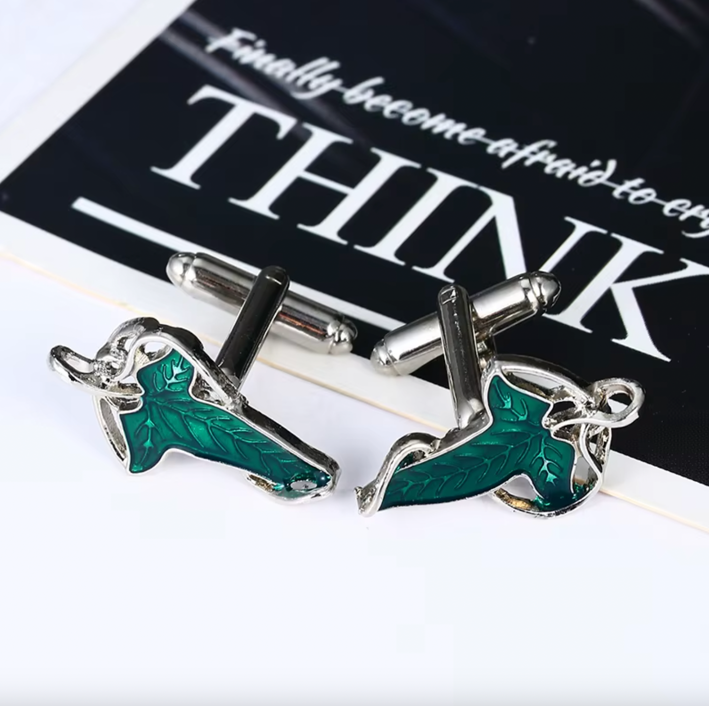 Lord of the Rings Elven Leaf Cufflinks