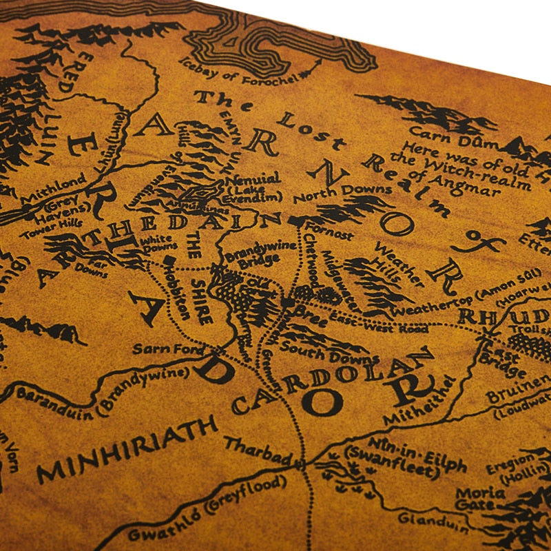 Lord of the Rings Maps | Middle earth map, Tolkien map, Middle earth