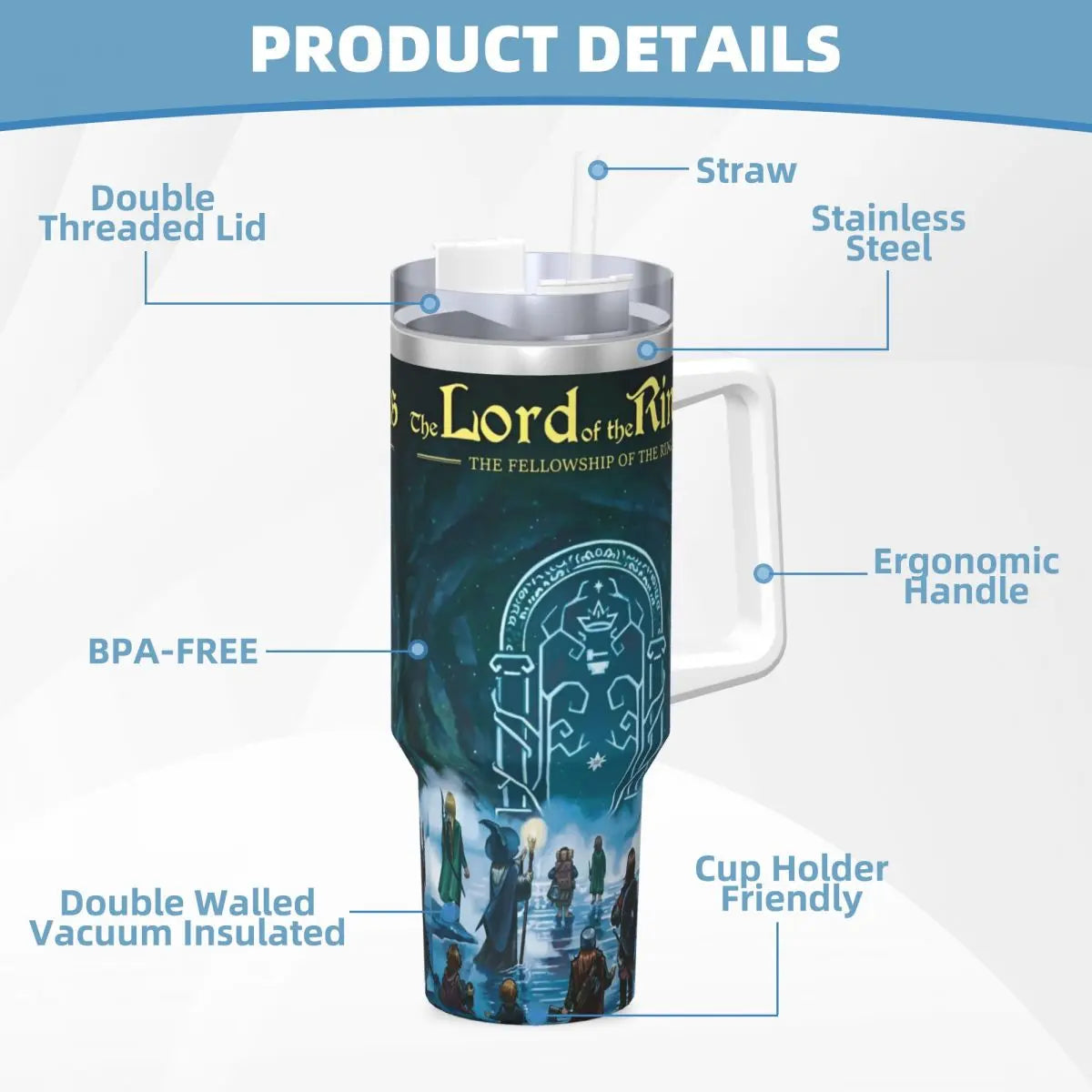 Lord of the Rings Stainless Steel Thermoses