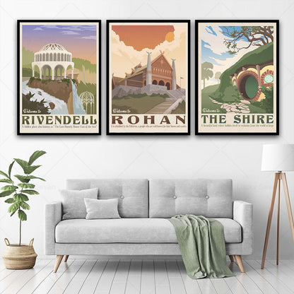 The Lord of the Rings War Rohirrim Poster Prints Wall Sticker Painting  Bedroom Living Room Decoration Office Home Self Adhesive - AliExpress