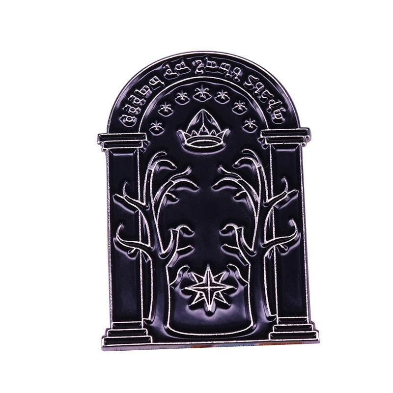 Lord Rings Magical Fantasy Movie Enamel Lapel Pin Collect Badge