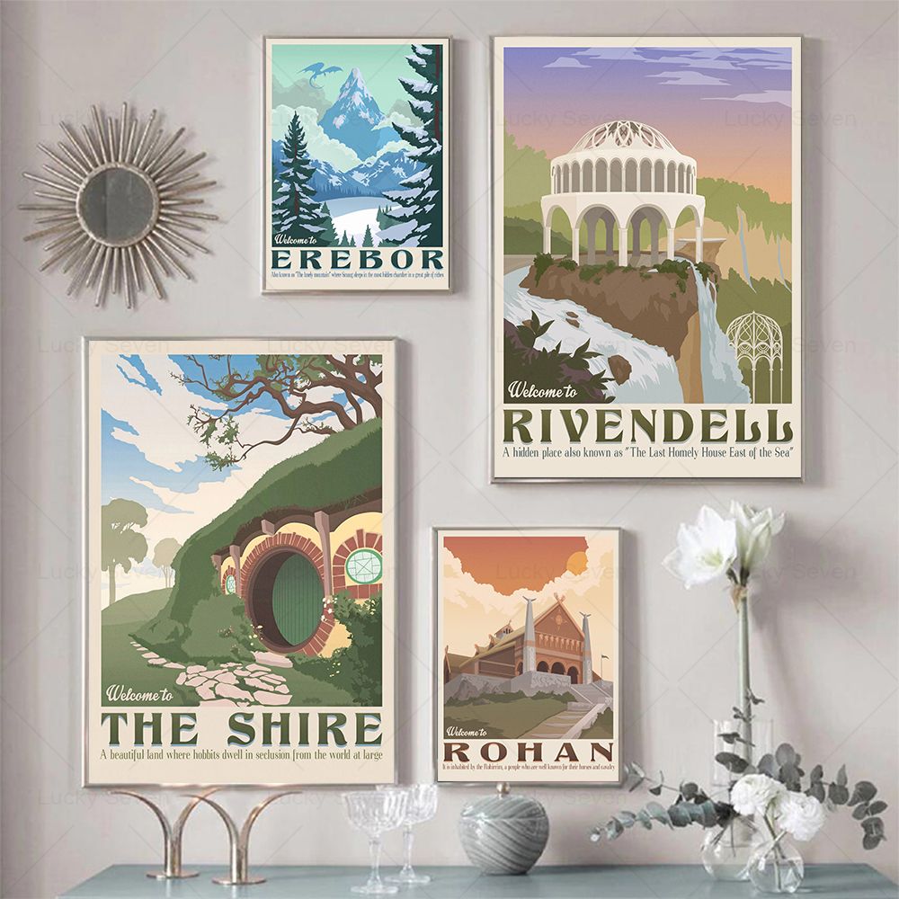 Lord of the Rings Welcome Posters