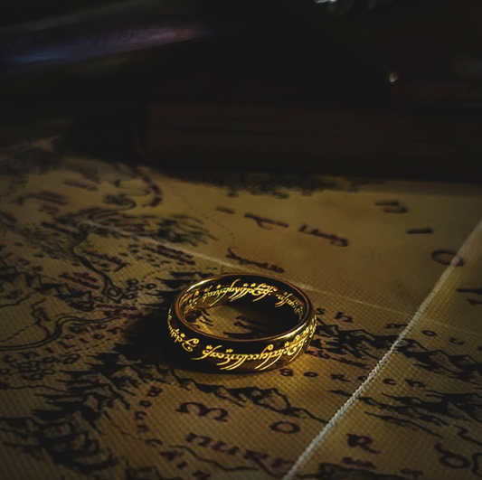  The One Ring Glow in the Dark, The Rings of Power with Elvish  Rune : Handmade Products