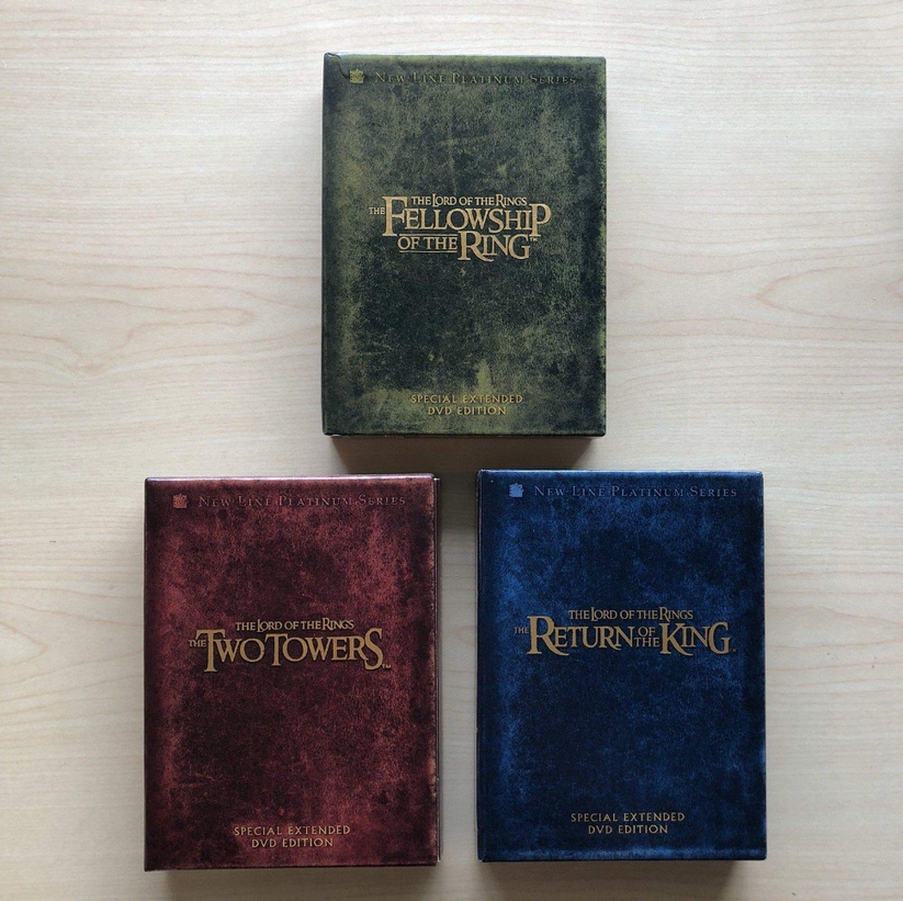 lord of the rings dvd set extended edition