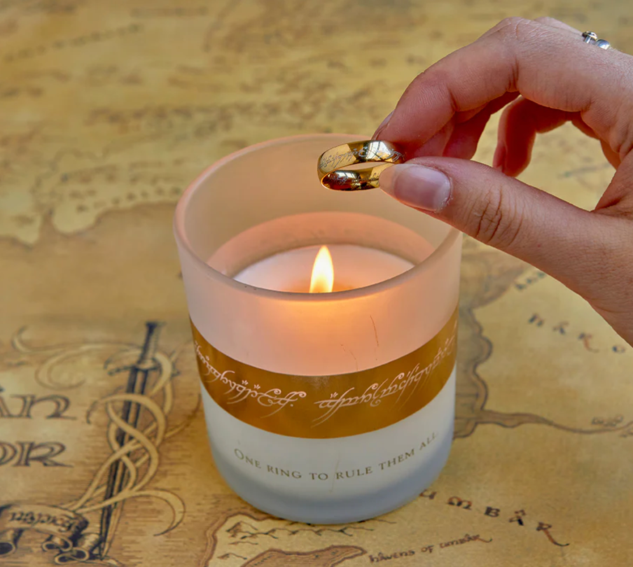 Candles that have rings in best sale them