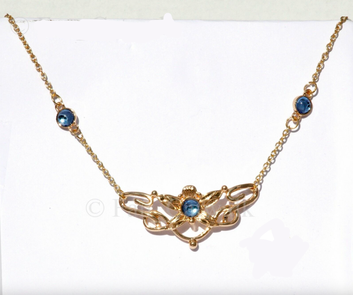 Eowyn s Gold Necklace LotR Premium Store