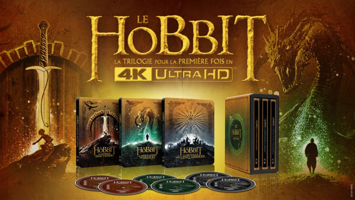 The Hobbit Trilogy 4K Extended Steelbook Box Set – LotR Premium Store