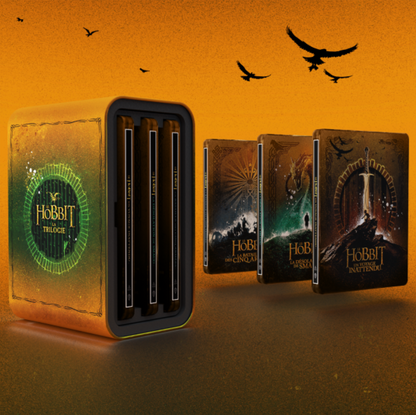 The Hobbit Trilogy & Lord of the Rings Trilogy 4K Steelbook Box Sets (Limited Edition)