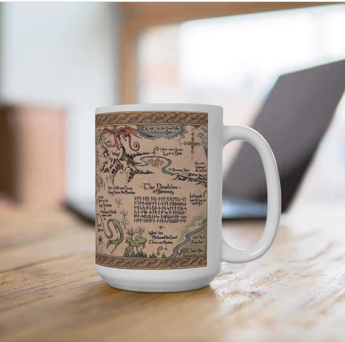 Mug map mordant The Lord of the Rings ceramic mug The Lord of the Rings -  AliExpress