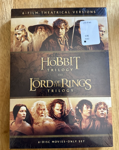 Hobbit Trilogy/The Lord Of The Rings Trilogy DVD Set (Limited Edition)