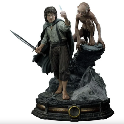 Lord of the Rings Frodo and Gollum Collectible Statues