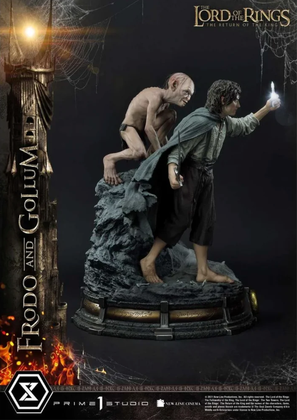 Lord of the Rings Frodo and Gollum Collectible Statues