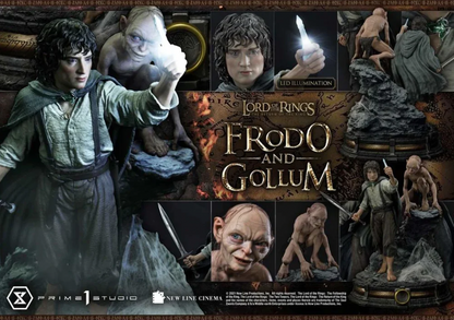 Lord of the Rings Frodo and Gollum Collectible Statues