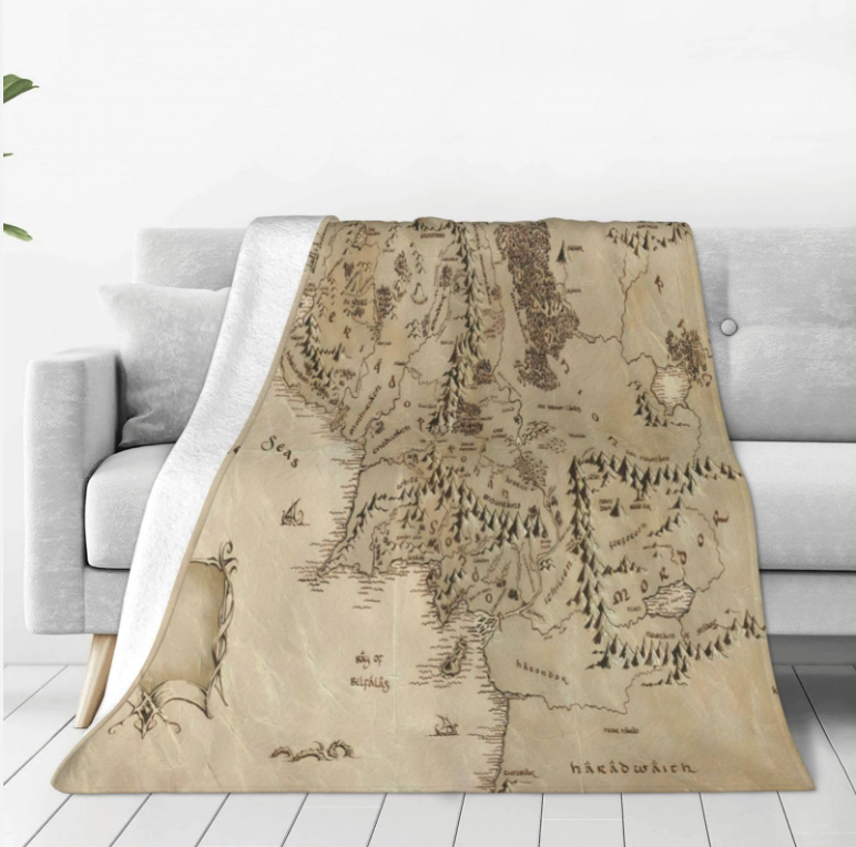 Lord of the rings fleece blanket sale