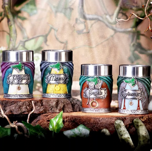 Lord of the Rings Hobbit Shot Glass Set