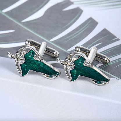 Lord of the Rings Elven Leaf Cufflinks